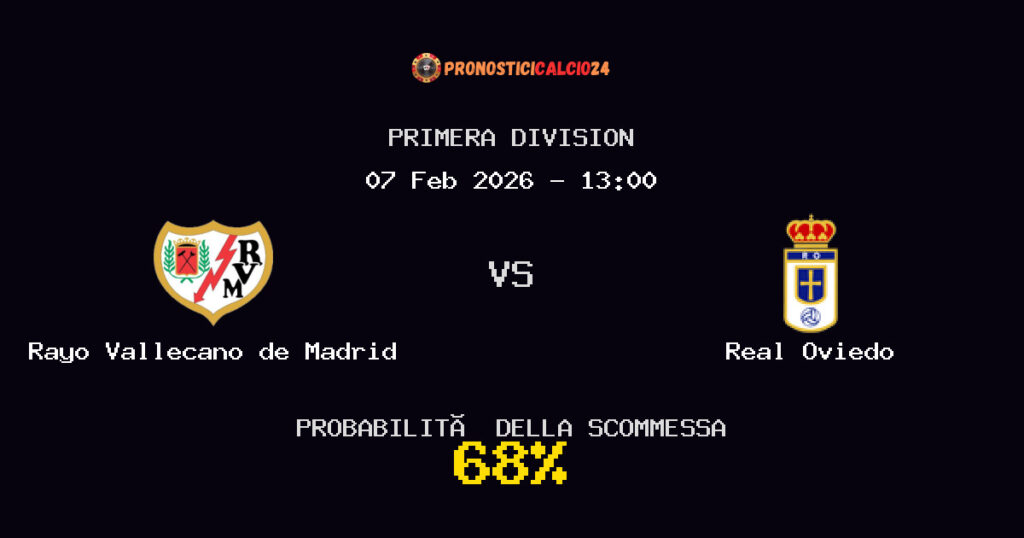 Rayo Vallecano de Madrid vs Real Oviedo Pronostici - Primera Division - IL CONSIGLIO