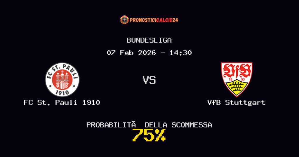 FC St. Pauli 1910 vs VfB Stuttgart Pronostici - Bundesliga - IL CONSIGLIO
