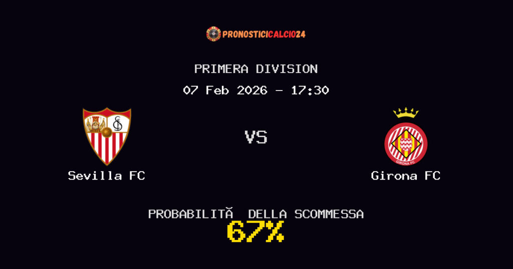 Sevilla FC vs Girona FC Pronostici - Primera Division - IL CONSIGLIO