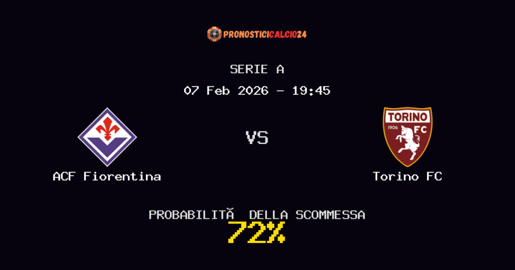 ACF Fiorentina vs Torino FC Pronostici - Serie A - IL CONSIGLIO