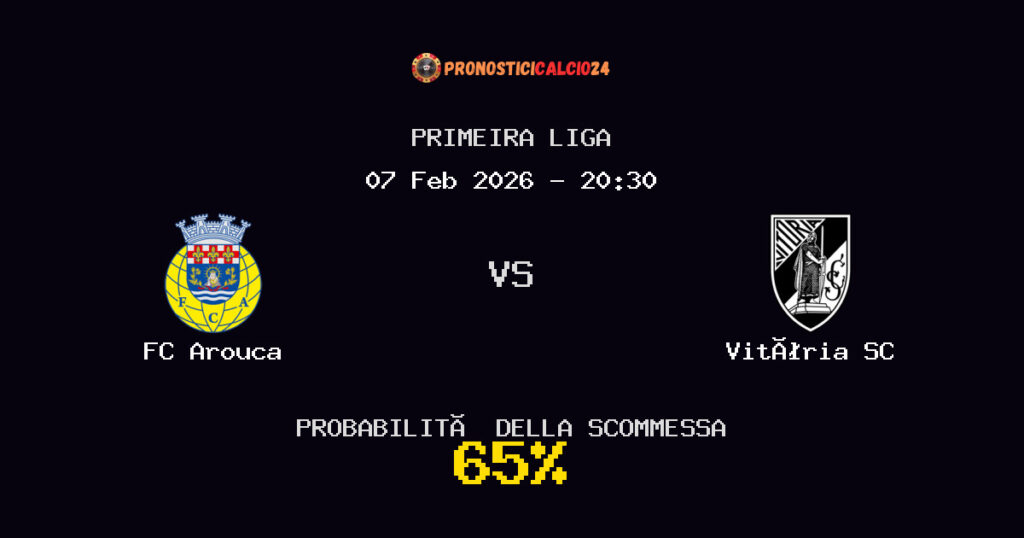 FC Arouca vs Vitória SC Pronostici - Primeira Liga - IL CONSIGLIO