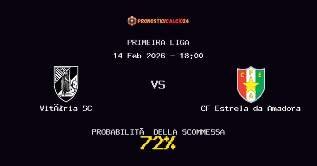 Vitória SC vs CF Estrela da Amadora Pronostici - Primeira Liga - IL CONSIGLIO