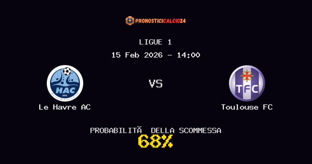 Le Havre AC vs Toulouse FC Pronostici - Ligue 1 - IL CONSIGLIO