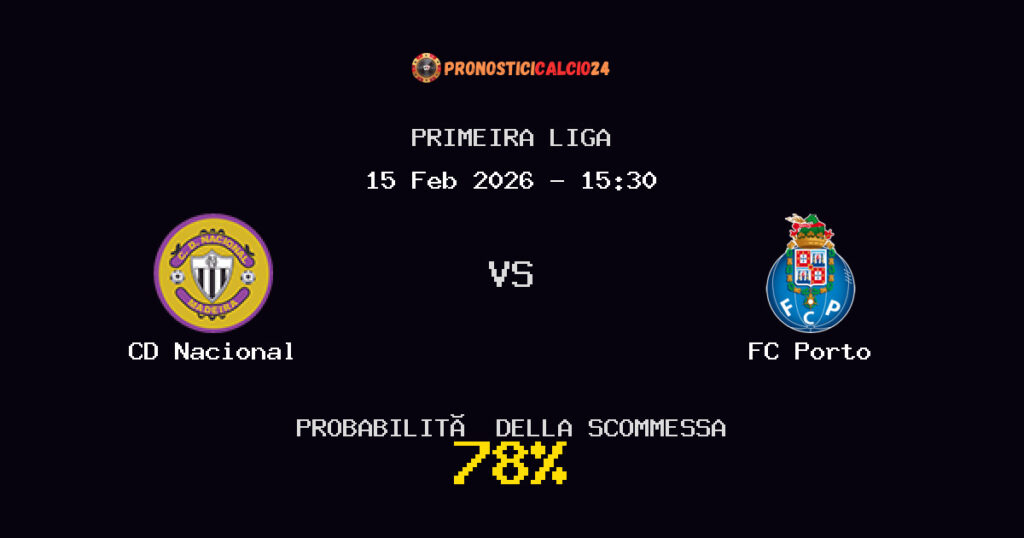 CD Nacional vs FC Porto Pronostici - Primeira Liga - IL CONSIGLIO