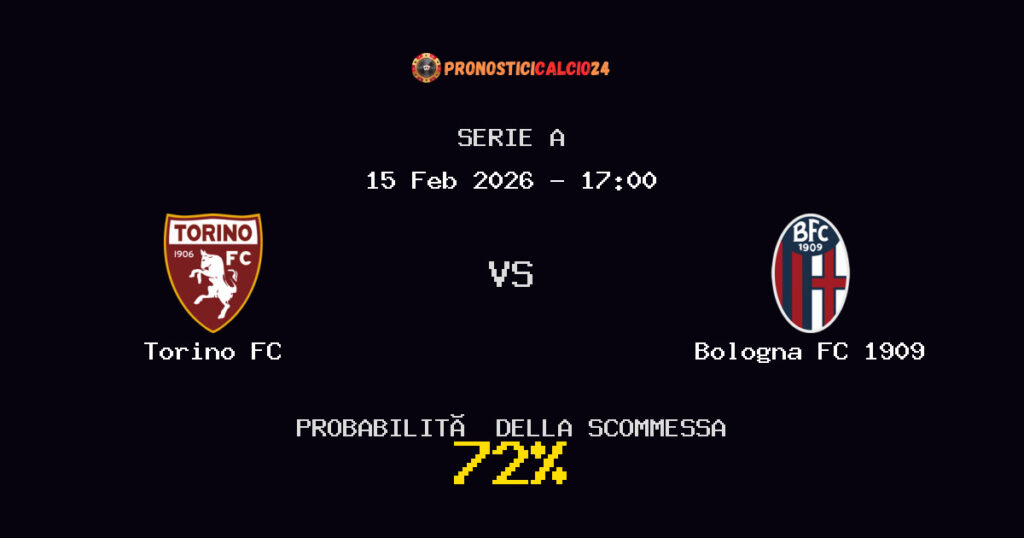 Torino FC vs Bologna FC 1909 Pronostici - Serie A - IL CONSIGLIO