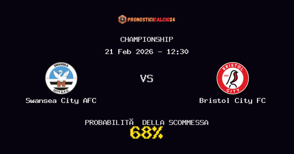 Swansea City AFC vs Bristol City FC Pronostici - Championship - IL CONSIGLIO