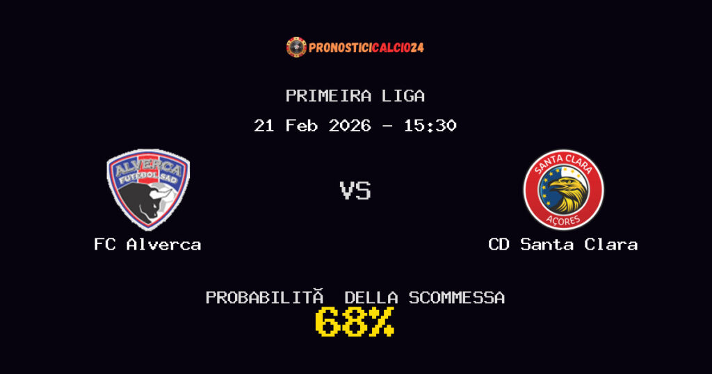 FC Alverca vs CD Santa Clara Pronostici - Primeira Liga - IL CONSIGLIO