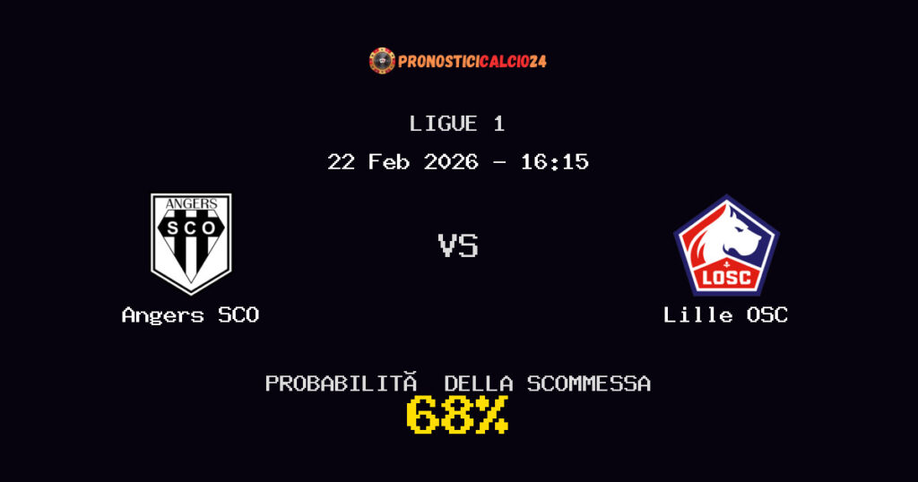 Angers SCO vs Lille OSC Pronostici - Ligue 1 - IL CONSIGLIO