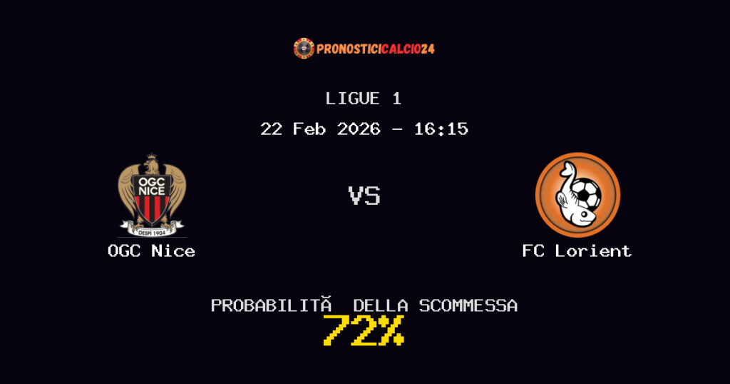 OGC Nice vs FC Lorient Pronostici - Ligue 1 - IL CONSIGLIO