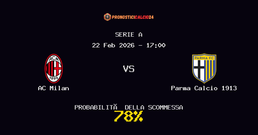 AC Milan vs Parma Calcio 1913 Pronostici - Serie A - IL CONSIGLIO