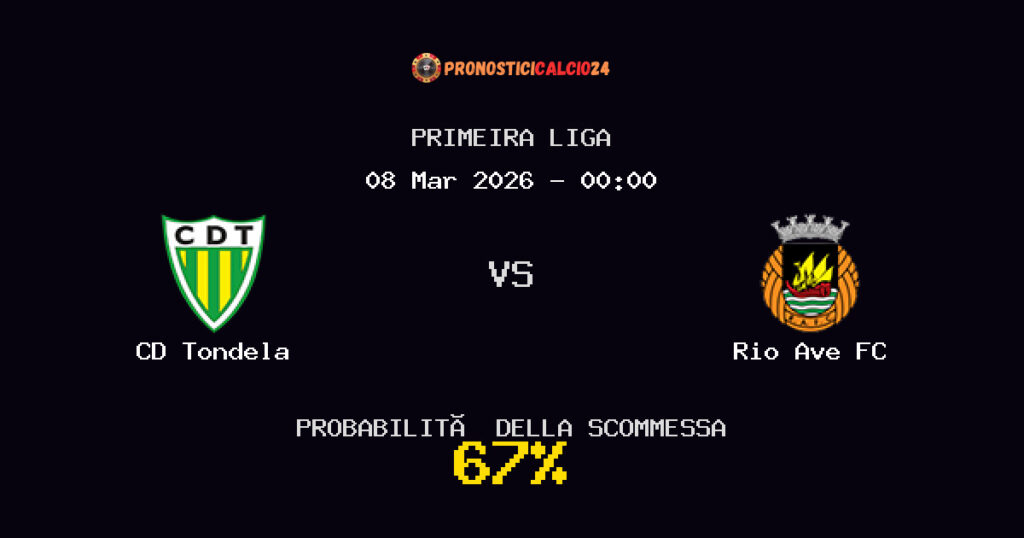 CD Tondela vs Rio Ave FC Pronostici - Primeira Liga - IL CONSIGLIO