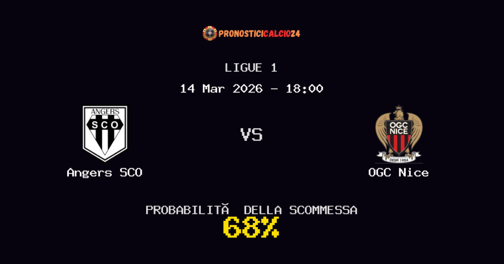 Angers SCO vs OGC Nice Pronostici - Ligue 1 - IL CONSIGLIO