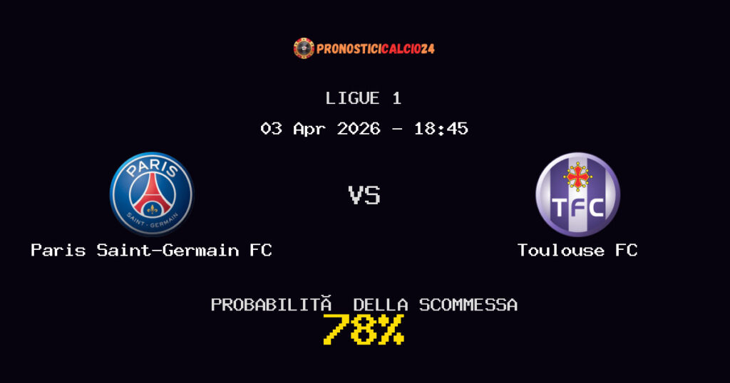 Paris Saint-Germain FC vs Toulouse FC Pronostici - Ligue 1 - IL CONSIGLIO