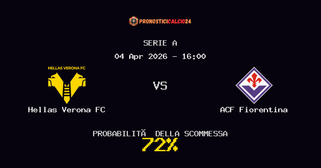Hellas Verona FC vs ACF Fiorentina Pronostici - Serie A - IL CONSIGLIO