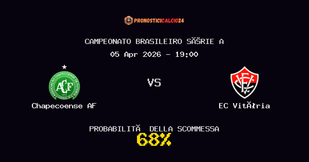 Chapecoense AF vs EC Vitória Pronostici - Campeonato Brasileiro Série A - IL CONSIGLIO