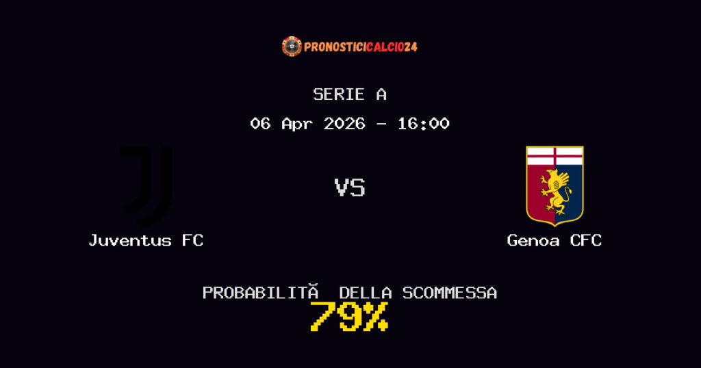 Juventus FC vs Genoa CFC Pronostici - Serie A - IL CONSIGLIO