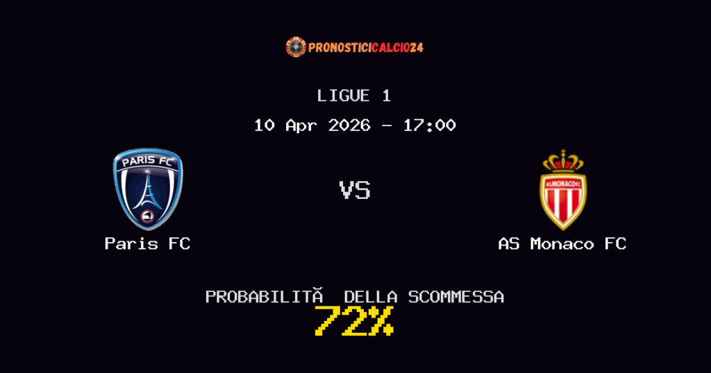 Paris FC vs AS Monaco FC Pronostici - Ligue 1 - IL CONSIGLIO