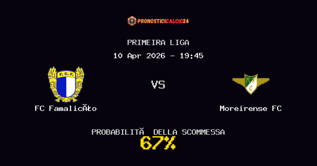 FC Famalicão vs Moreirense FC Pronostici - Primeira Liga - IL CONSIGLIO