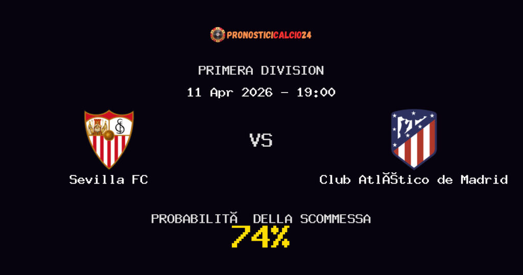 Sevilla FC vs Club Atlético de Madrid Pronostici - Primera Division - IL CONSIGLIO