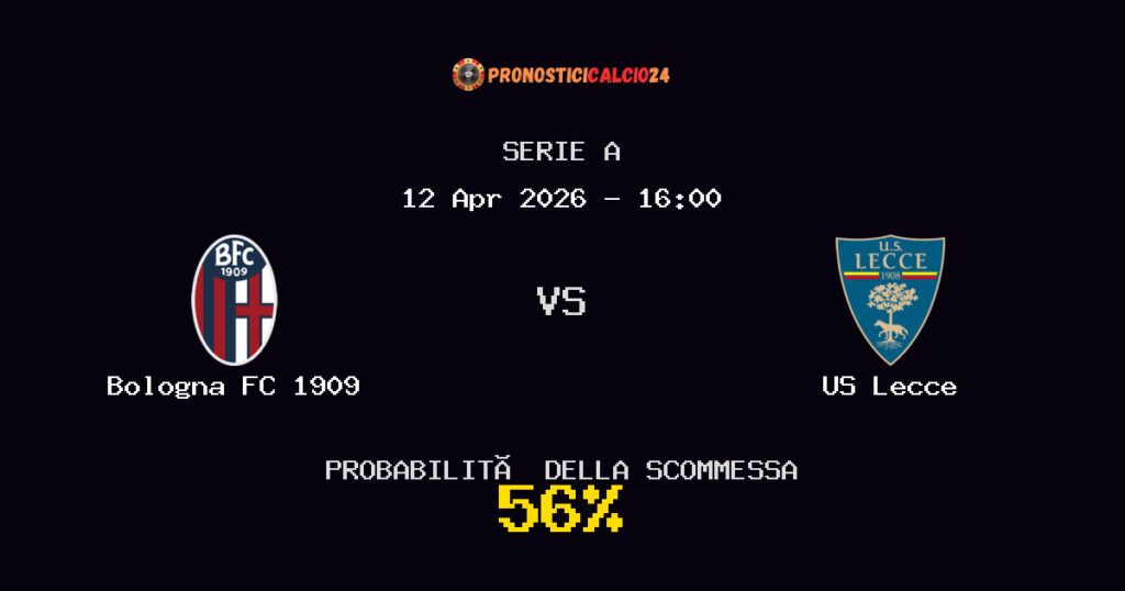 Bologna FC 1909 vs US Lecce Pronostici - Serie A - IL CONSIGLIO