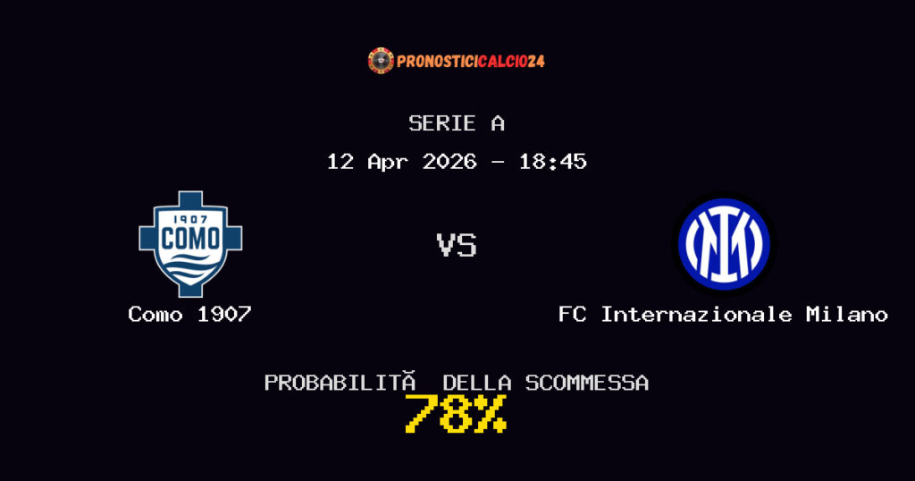 Como 1907 vs FC Internazionale Milano Pronostici - Serie A - IL CONSIGLIO