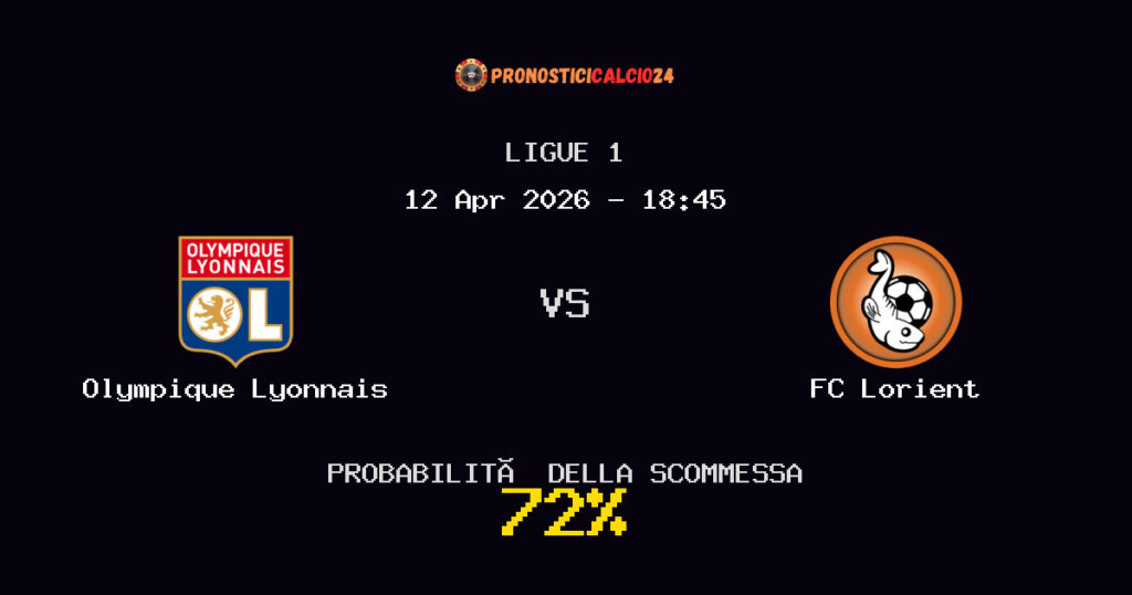 Olympique Lyonnais vs FC Lorient Pronostici - Ligue 1 - IL CONSIGLIO