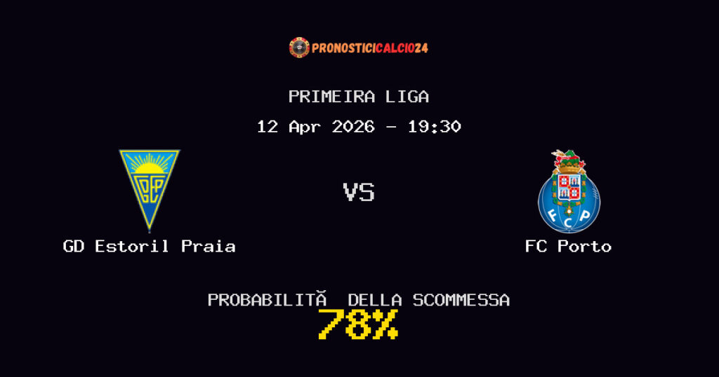 GD Estoril Praia vs FC Porto Pronostici - Primeira Liga - IL CONSIGLIO