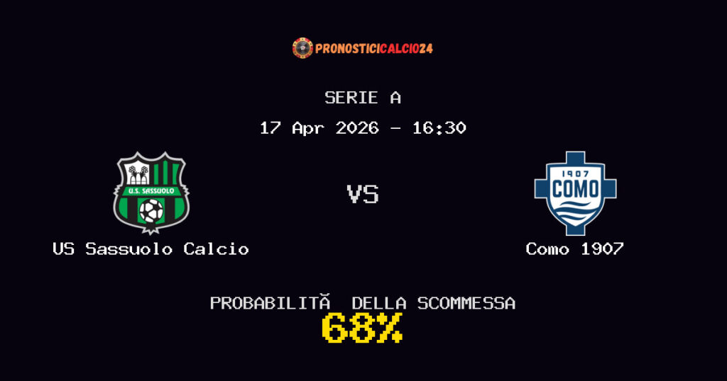 US Sassuolo Calcio vs Como 1907 Pronostici - Serie A - IL CONSIGLIO