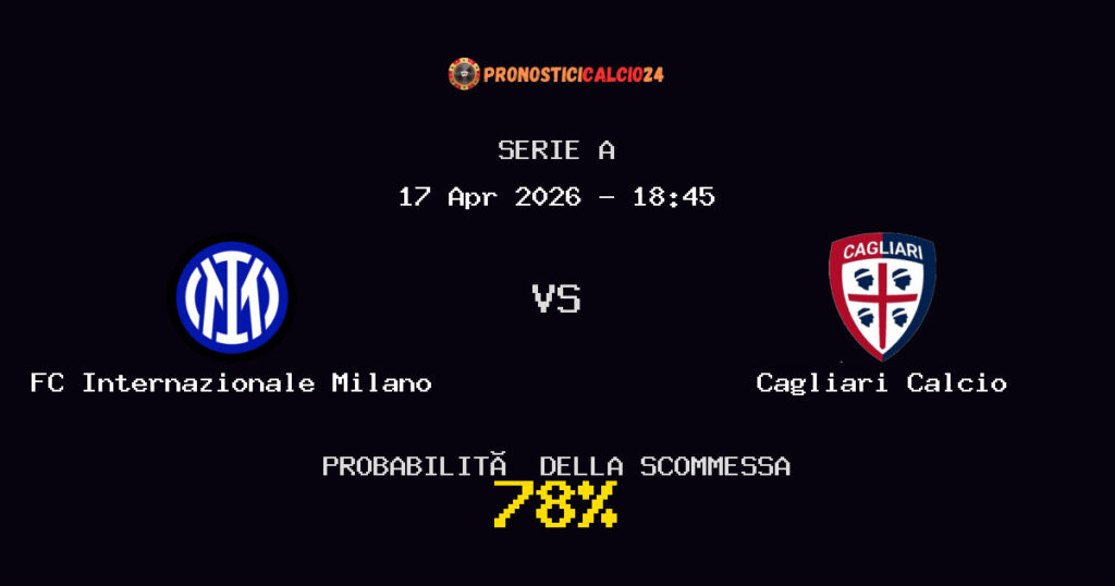 FC Internazionale Milano vs Cagliari Calcio Pronostici - Serie A - IL CONSIGLIO