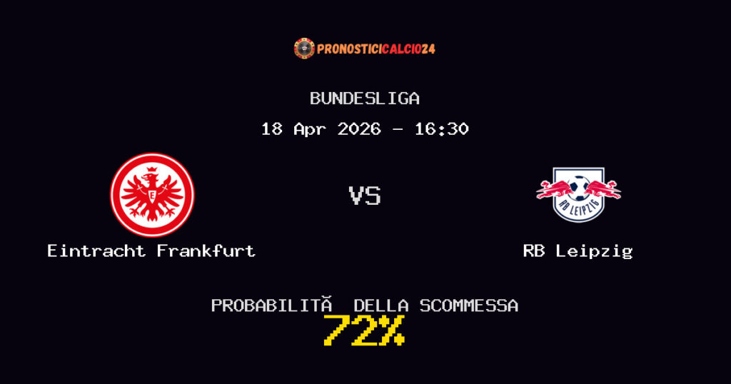 Eintracht Frankfurt vs RB Leipzig Pronostici - Bundesliga - IL CONSIGLIO