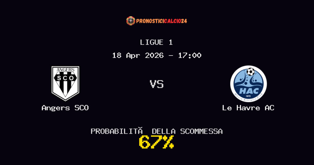 Angers SCO vs Le Havre AC Pronostici - Ligue 1 - IL CONSIGLIO