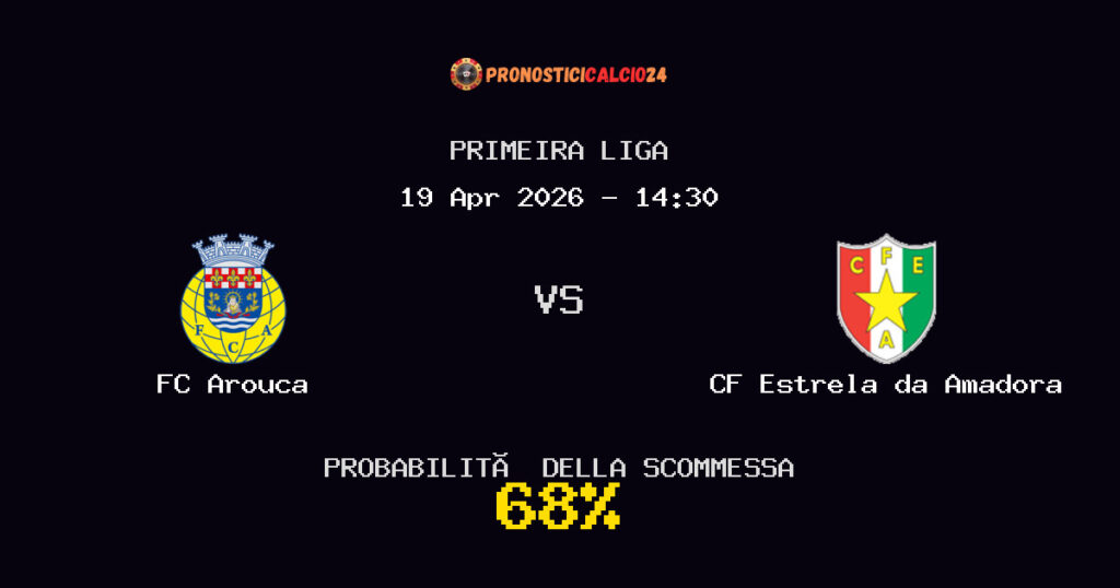 FC Arouca vs CF Estrela da Amadora Pronostici - Primeira Liga - IL CONSIGLIO