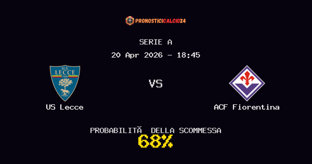 US Lecce vs ACF Fiorentina Pronostici - Serie A - IL CONSIGLIO
