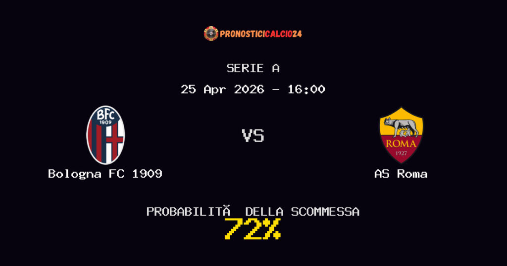 Bologna FC 1909 vs AS Roma Pronostici - Serie A - IL CONSIGLIO