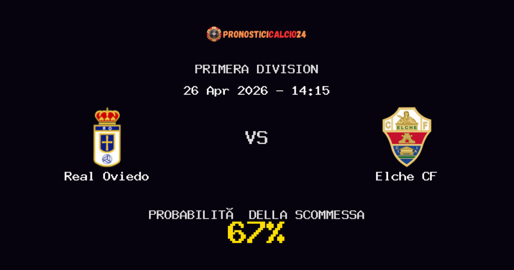 Real Oviedo vs Elche CF Pronostici - Primera Division - IL CONSIGLIO