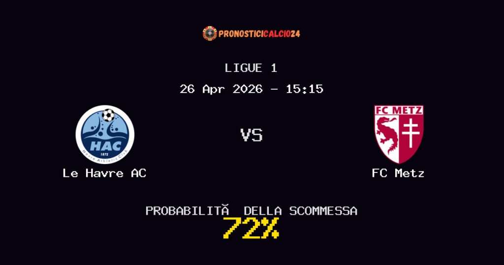 Le Havre AC vs FC Metz Pronostici - Ligue 1 - IL CONSIGLIO