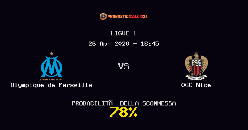 Olympique de Marseille vs OGC Nice Pronostici - Ligue 1 - IL CONSIGLIO