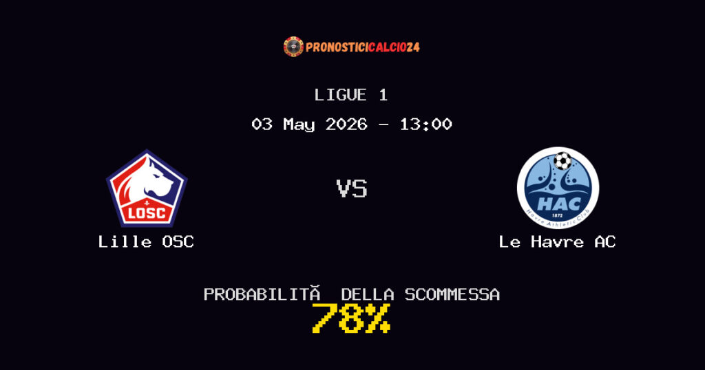 Lille OSC vs Le Havre AC Pronostici - Ligue 1 - IL CONSIGLIO