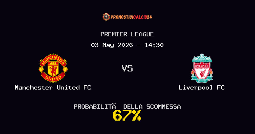 Manchester United FC vs Liverpool FC Pronostici - Premier League - IL CONSIGLIO