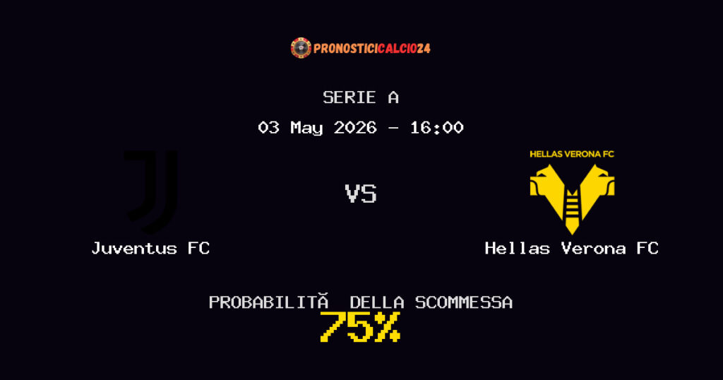 Juventus FC vs Hellas Verona FC Pronostici - Serie A - IL CONSIGLIO
