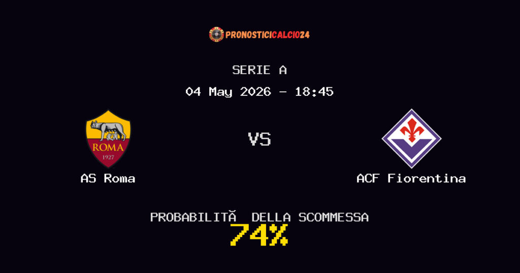 AS Roma vs ACF Fiorentina Pronostici - Serie A - IL CONSIGLIO
