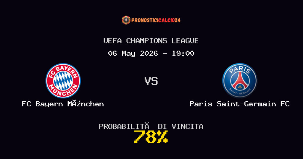 FC Bayern München vs Paris Saint-Germain FC Pronostico Partita – UEFA Champions League – Consigli Scommesse