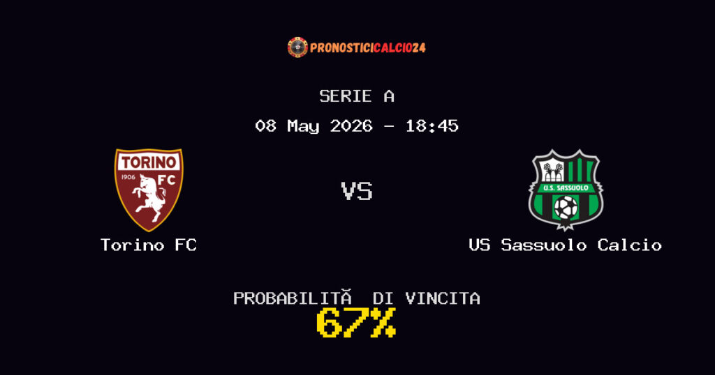 Torino FC vs US Sassuolo Calcio Pronostico Partita – Serie A – Consigli Scommesse