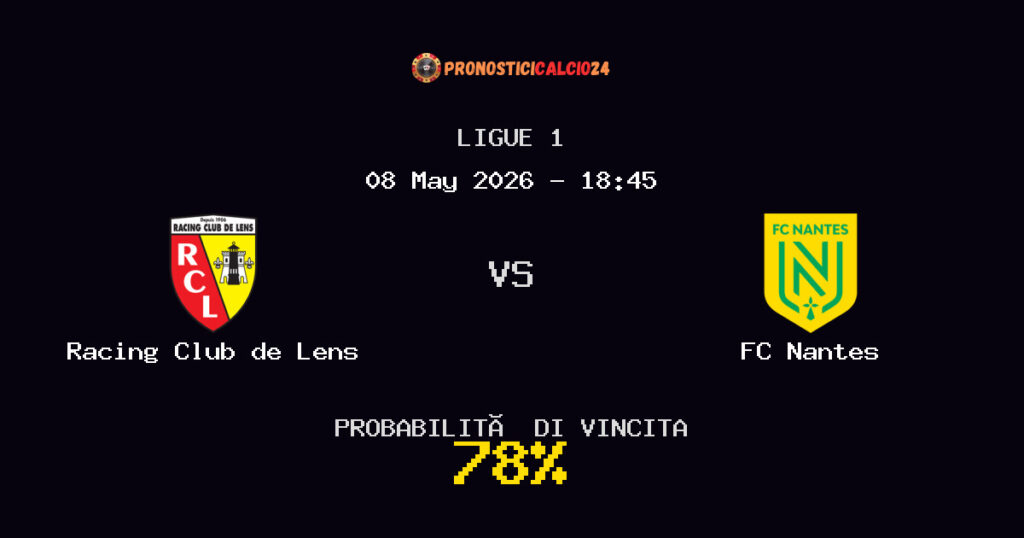 Racing Club de Lens vs FC Nantes Pronostico Partita – Ligue 1 – Consigli Scommesse