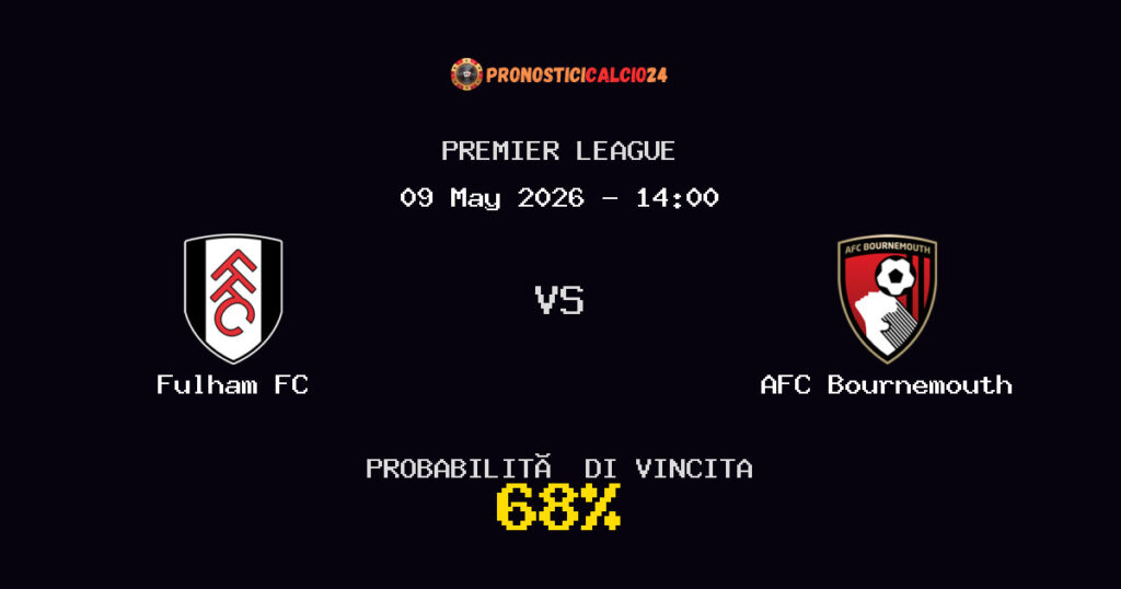 Fulham FC vs AFC Bournemouth Pronostico Partita – Premier League – Consigli Scommesse