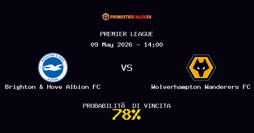 Brighton & Hove Albion FC vs Wolverhampton Wanderers FC Pronostico Partita – Premier League – Consigli Scommesse