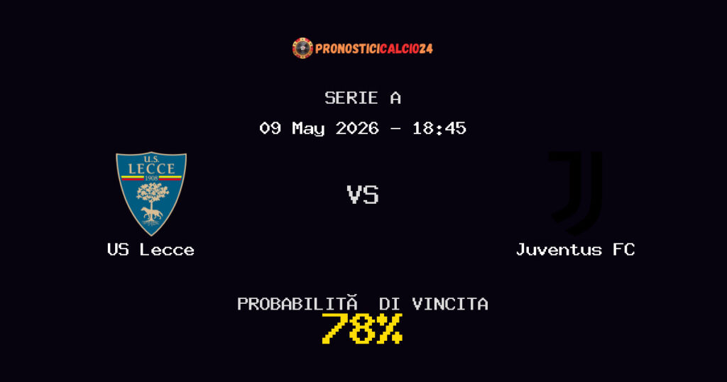US Lecce vs Juventus FC Pronostico Partita – Serie A – Consigli Scommesse