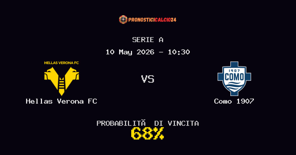 Hellas Verona FC vs Como 1907 Pronostico Partita – Serie A – Consigli Scommesse