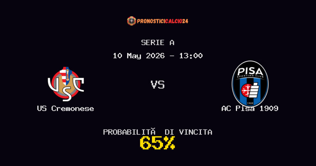 US Cremonese vs AC Pisa 1909 Pronostico Partita – Serie A – Consigli Scommesse