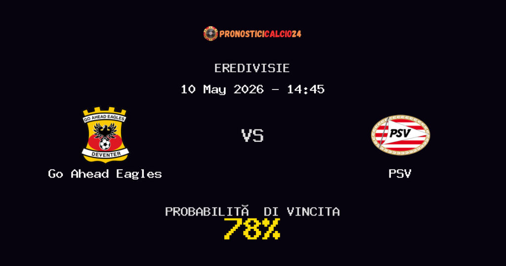 Go Ahead Eagles vs PSV Pronostico Partita – Eredivisie – Consigli Scommesse